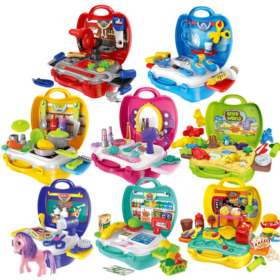 小伶玩具 多功能过家家手提箱，开启儿童角色扮演新体验